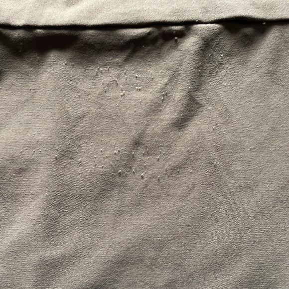 Olive green stretch dress, size medium - Picture 7 of 8